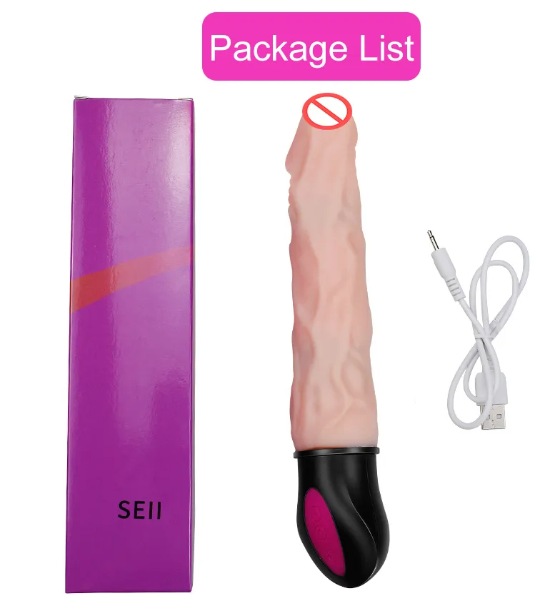 Flxur 12 -läge uppvärmning realistisk dildo vibrator flexibel mjuk silikon penis g spot vagina vibrator masturbator sex leksak för kvinnor8906869