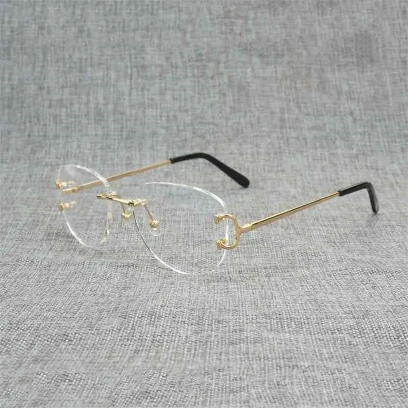 2024 Męskie luksusowe designerskie okulary przeciwsłoneczne dla kobiet w stylu krawędzi kwadratowy czyste mężczyźni owalne druciane okulary optyczne metalowe rama ogólna okulary Kobiety czytanie Oculos