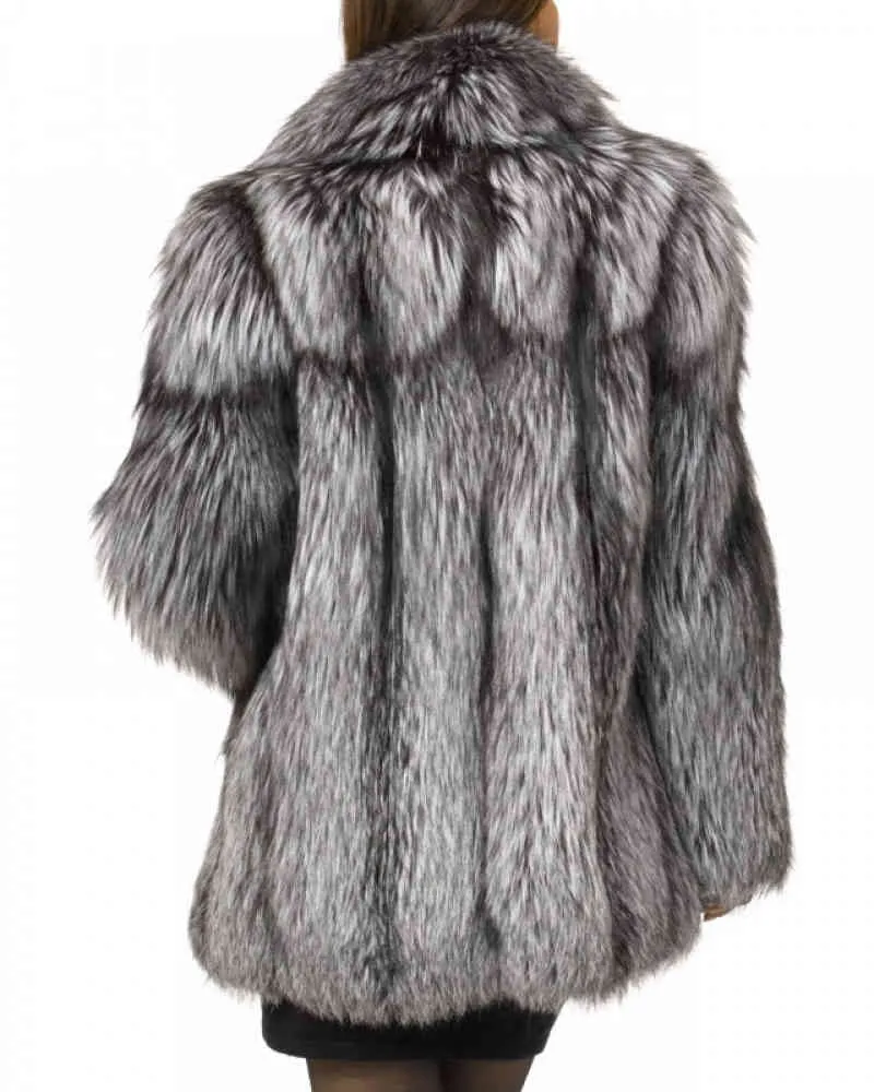Sprzedaż jesieni i zima imitacji damskiej futra zszyte srebrne futro norek zintegrowane zintegrowane kobiety 211207