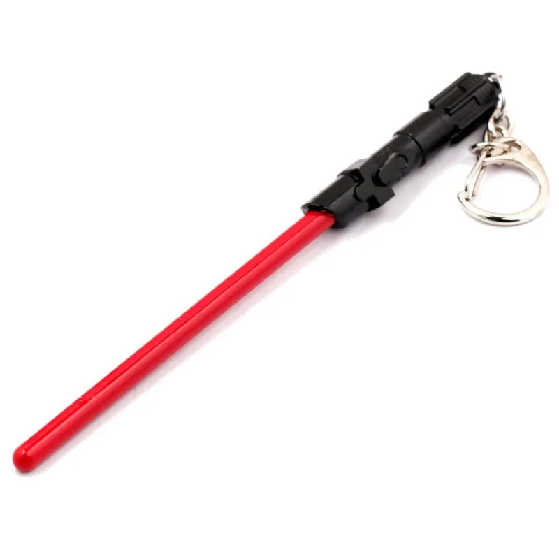 Sleutelhangers Aankomst Film Lightsaber Sleutelhanger Mode Sleutelhouder Ring Voor Fan's Gift272g