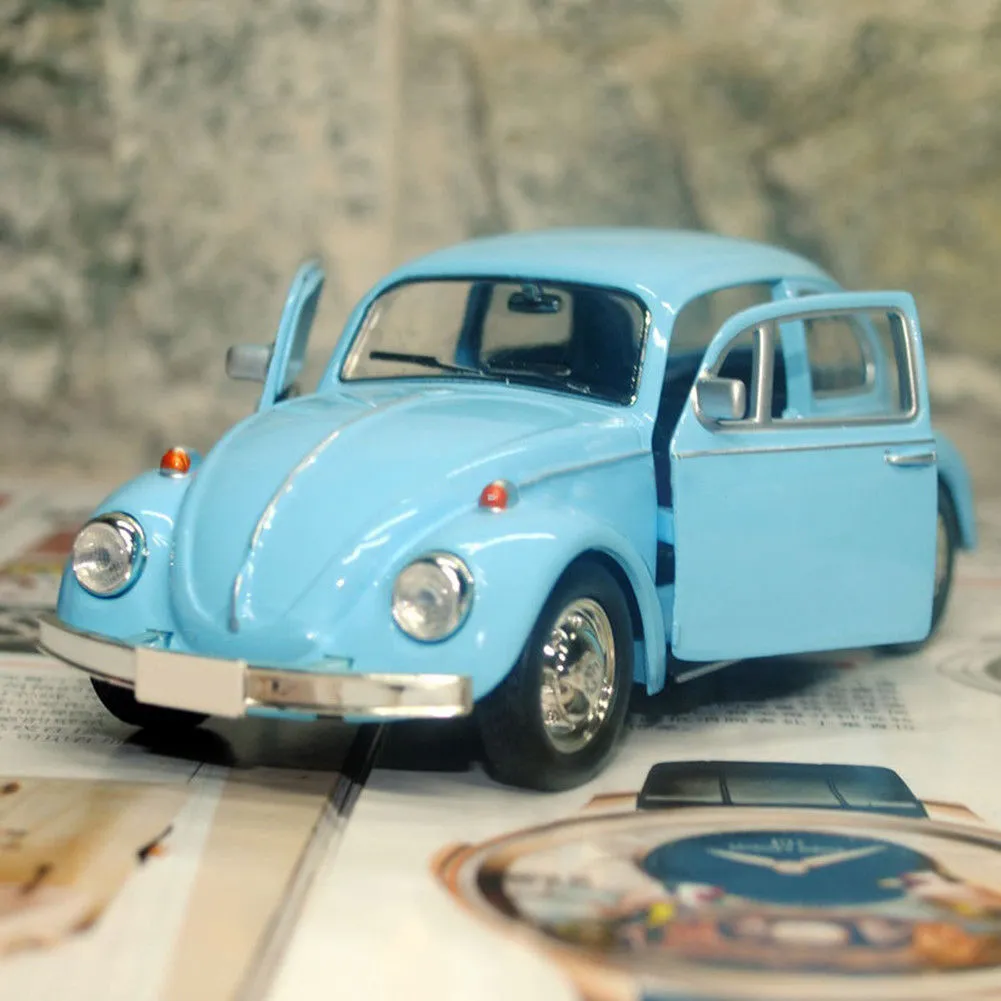 2020 Nieuwste Collectie Retro Vintage Kever Diecast Pull Back Auto Model Speelgoed voor Kinderen Gift Decor Leuke Beeldjes Miniaturen C0220