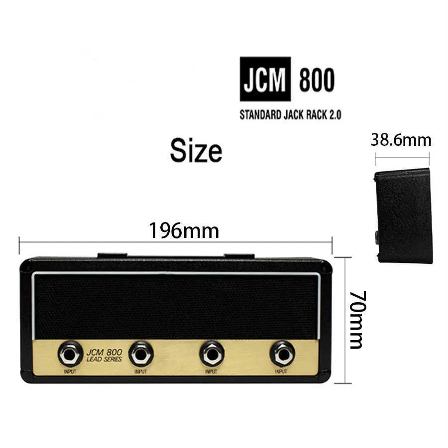 Stockage de clés Rock Guitar Porte-clés Jack II Rack 2.0 Clé électrique Rack Amp Vintage Amplificateur JCM800 Standard Cadeau 210609