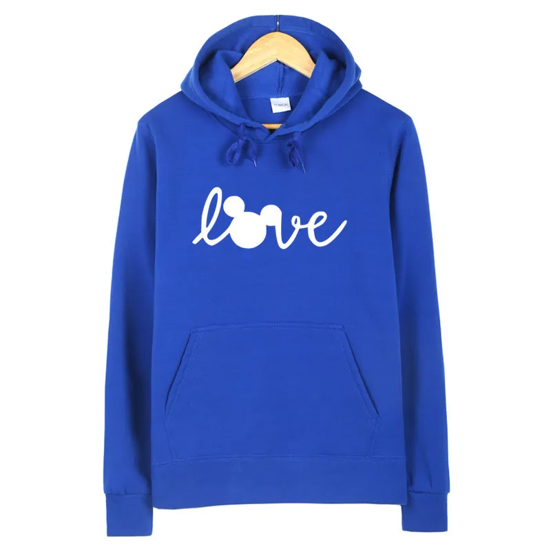 Hoodies Women Lovely mouse Print Hoodie Pullover Long Sleeve Clothes Pocket Hooded Sweatshirt Winter Coat Women Casual Streetwea T200525