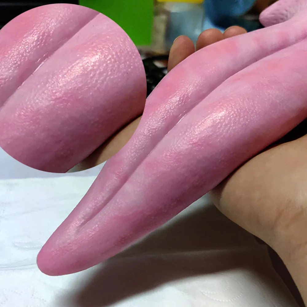 Massage YC294 Silicone Blusher Color Tongue Soft Adult Game Masturbation Sex Toys For Women Massage Labia Or Clitoris Suck Dildos269y