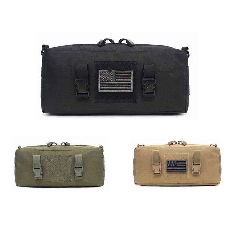 Sac à dos tactique militaire Voyage Camping Sac Armée Accessoire Nylon Sports de plein air Pêche Sling Randonnée Chasse Hommes Molle Pouch G220308