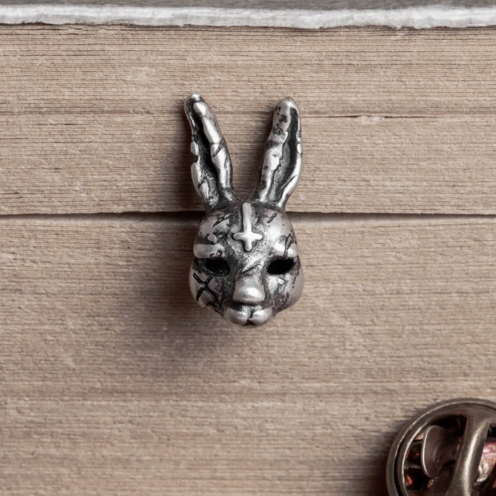 Punk Gothic Niet-mainstream Style 925 Sterling Silver Animal Rabbit Broche Collar Pin
