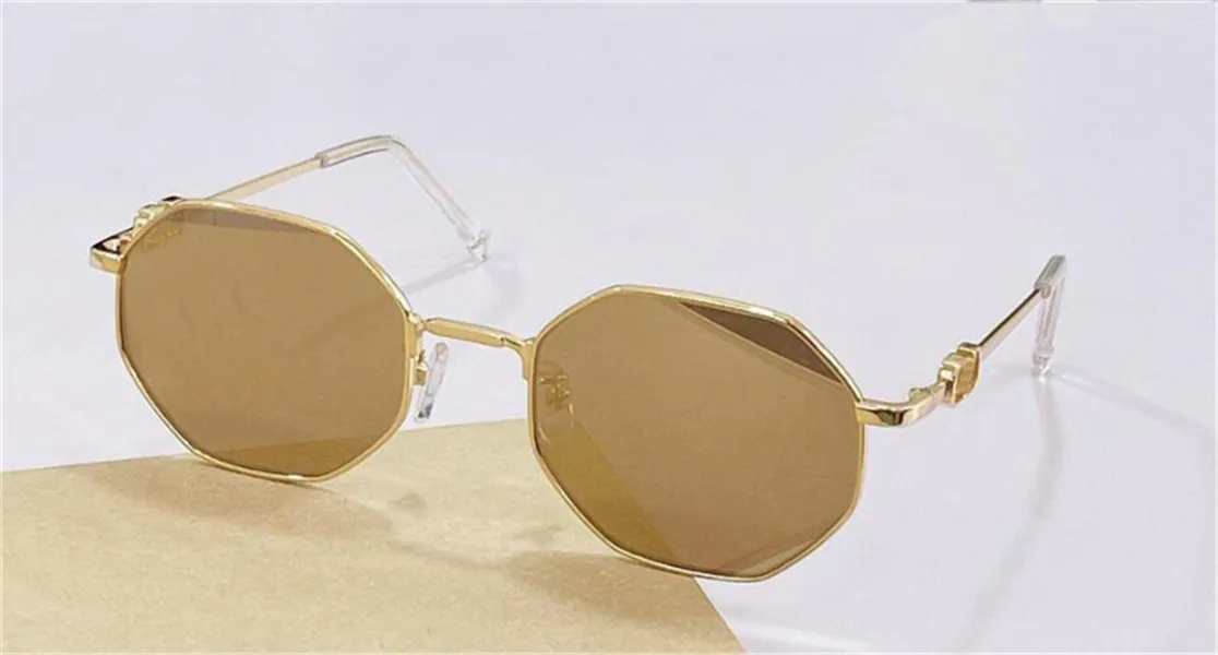 تصميم الأزياء نساء النظارات الشمسية 2040 Polygon Metal Frame Simple and Neveny Top Top Quality UV400 Glasses298b