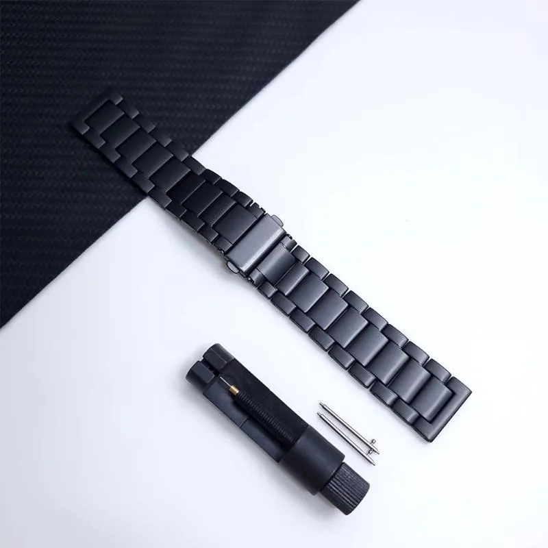 Bracelets de montre Bracelet en titane pour Huawei GT 2 Pro Band 2e GT2 46mm Fermoir en acier inoxydable en métal magique Bracelet255i