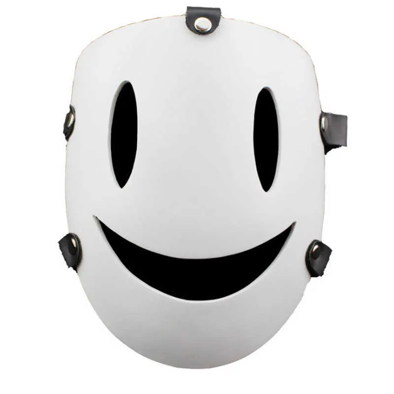 Tenkuu Shinpan High Rise Invasion Cosplay Costumes Harts Mask White Japanese Samurai Masks Props Q08062594