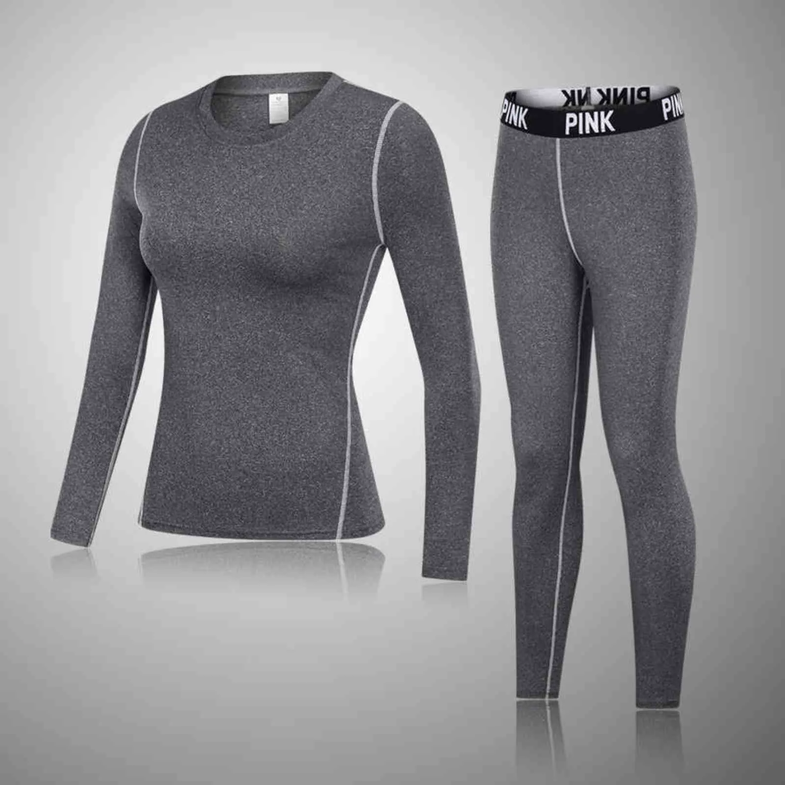 Winter Women's Thermal Underwear Sets Quick Dry Long Johns Winter Clothing Woman Comfortable Thermo Underwear Suits 211110