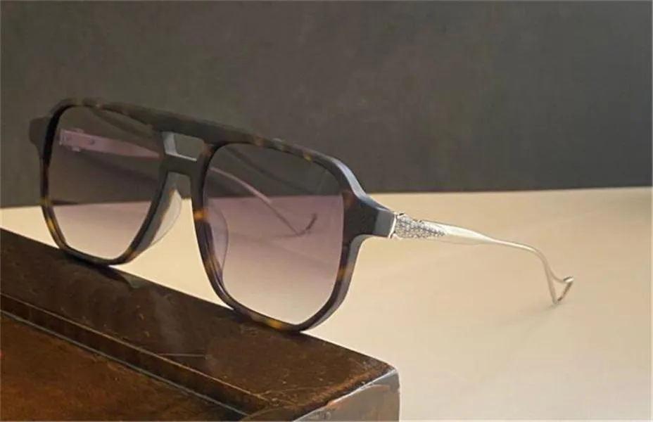 Ny modedesign Solglasögon Hralie Square Frame Classic American Punk Design Style Enkel och generös UV400 -lins Eyewear200J
