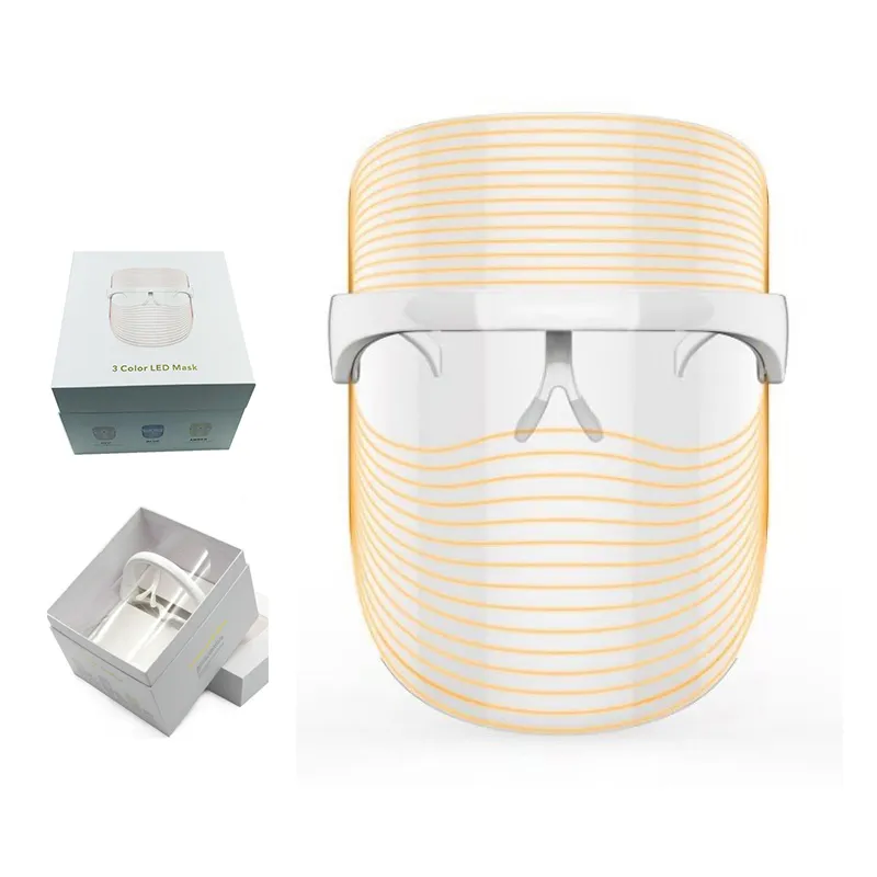 LED Beauty Mask Instrument Spa Pon Therapy AntiAcne Wrinkle Removal Skin Rejuvenation For Face Masks Care Lift Tools3647709