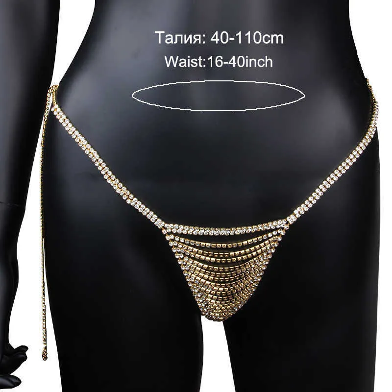 Stonefans Sexy Rhinestone Body Cain Biżuteria dla kobiet urok proste bikini bieliznę brzucha talia kryształowy łańcuch biżuterii P08116899566