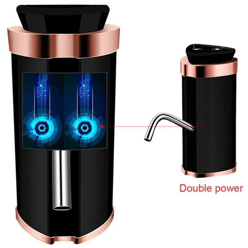 Pompa elettrica erogatore di acqua con secchio bottiglie Pompa automatica portatile wireless USB da 5 galloni acqua da bere in ufficio a casa229Z