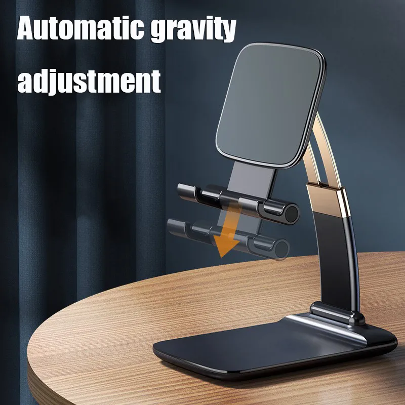 Universele Verstelbare Telefoon Houder Stand voor IPhone 11 12 Pro Max Samsung Note 20 Ultra IPad Tablet Opvouwbare Metalen houder Desk Stand