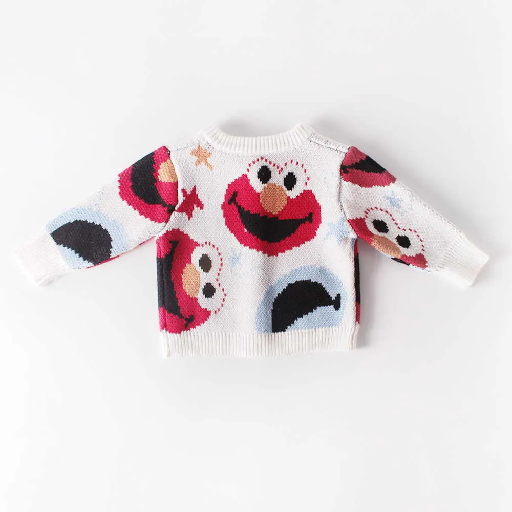 60-4-Bird Sweater Coat Romper for Baby