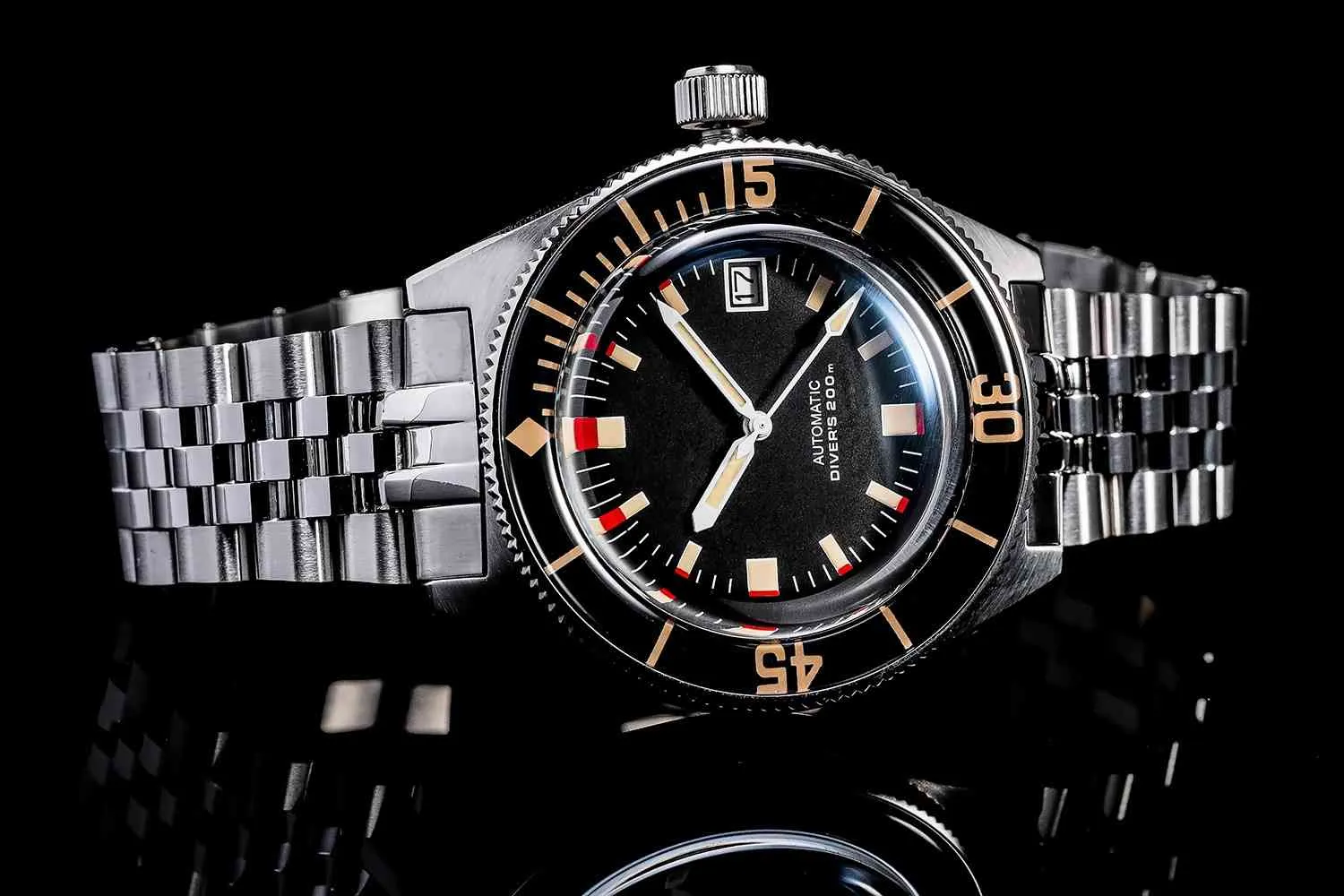 High-quality Fifty Fathoms Style divers Automatic Watch Sapphire Luminous Bezel 20ATM Marine Wrist Watch2615