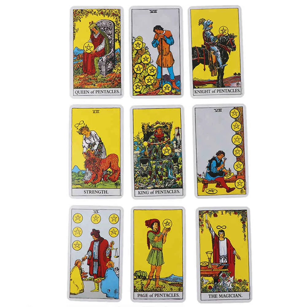 Tarot-Kartenspiel-Deck, Orakel, Spielzeug, Wahrsagerei, Sternengeheimnis, Reiten, Party, elektronische Anleitung, Vorhersagen