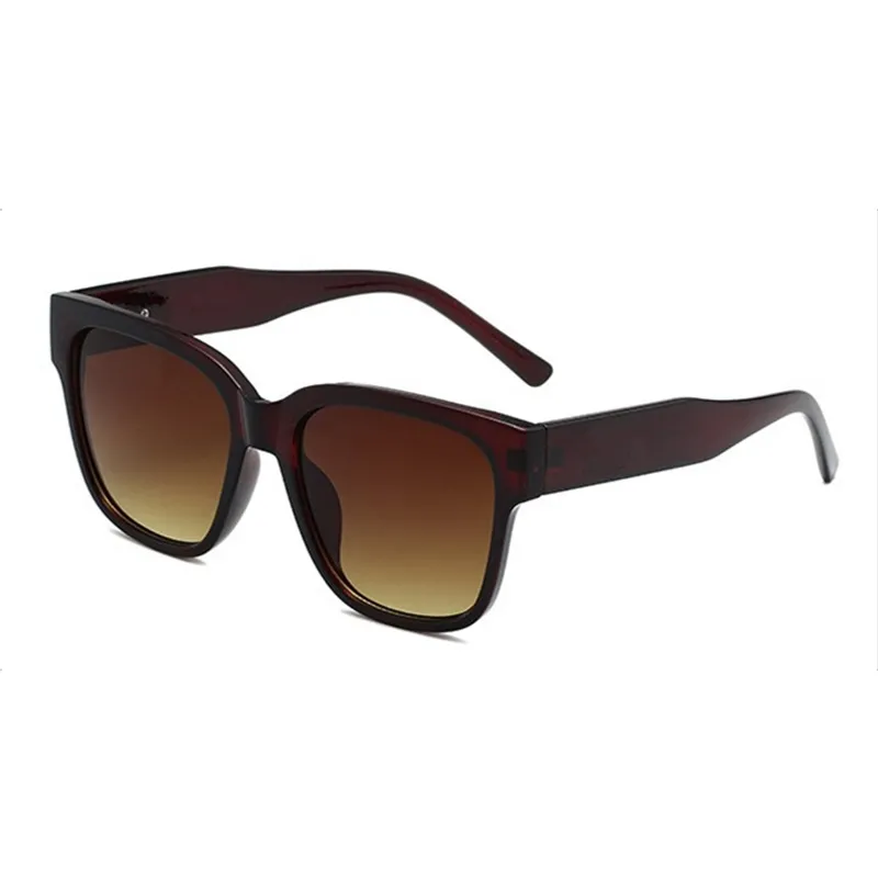 Mode ny stil 0056 stora ram solglasögon för män och kvinnor sommarsolskyddsglasögon damer designer glasögon med case338h
