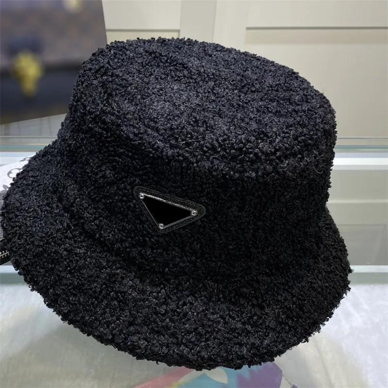 Зимняя дизайнерская шляпа-ведро для мужчин и женщин, модная плюшевая шапка-бини, дизайнерские шапки, мужские шапки, пушистая теплая шляпа от солнца Fuzzy C287h