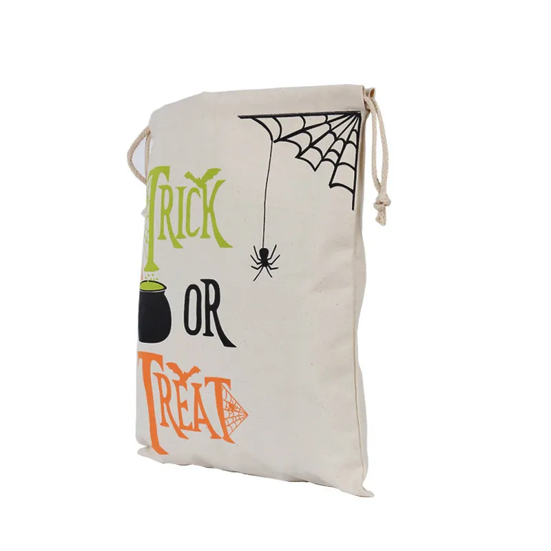 Spider honeypot Halloween gift bag cotton Halloween Candy Bag Halloween gift bundle pocket