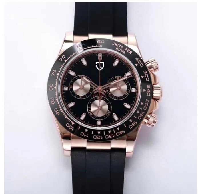 Vind vergelijkbare horloges voor mannen Chronograph Automatic Cal 4130 Watch Heren Moeder Pearl Meteorite 116518 Steel Sport Valjoux 309F