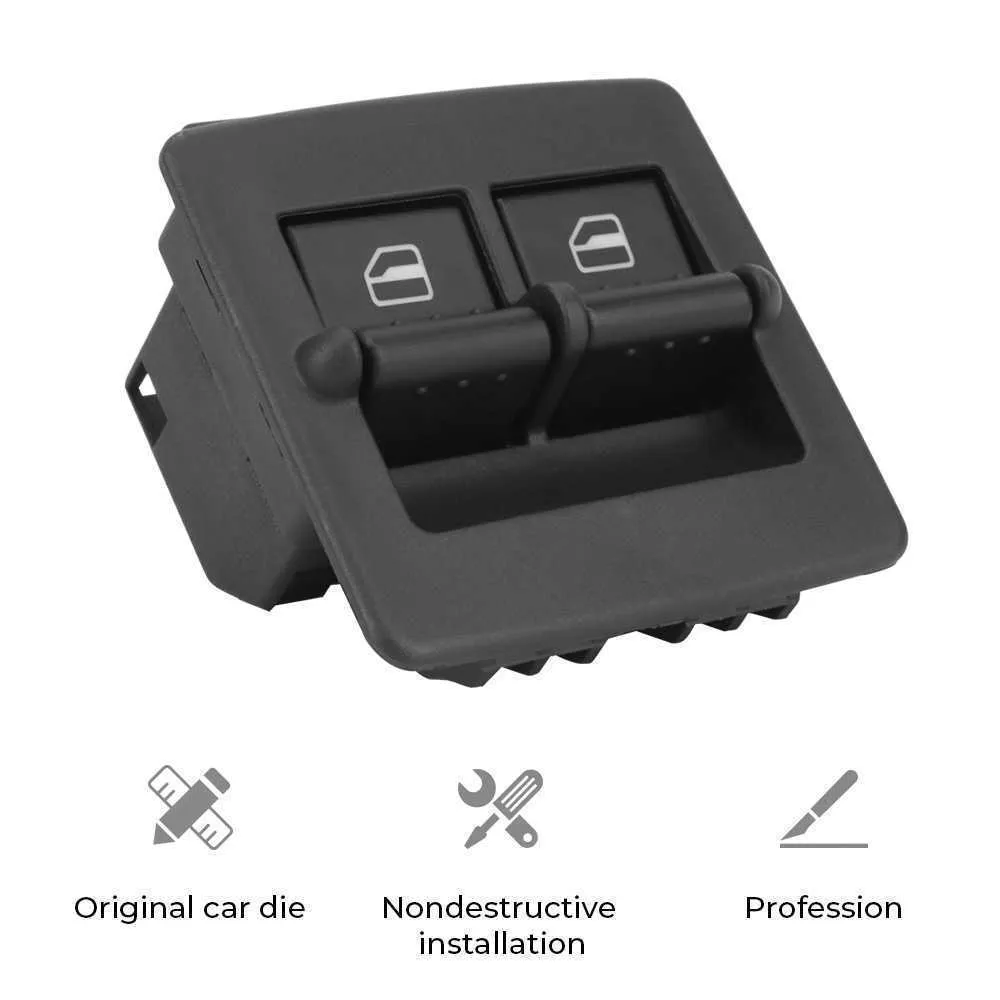 Commutateur de voiture commutateur de lève-vitre principal commutateurs de fenêtres de remplacement pour Vw Beetle 1998-2010 1C0959855A alimentation électrique en plastique