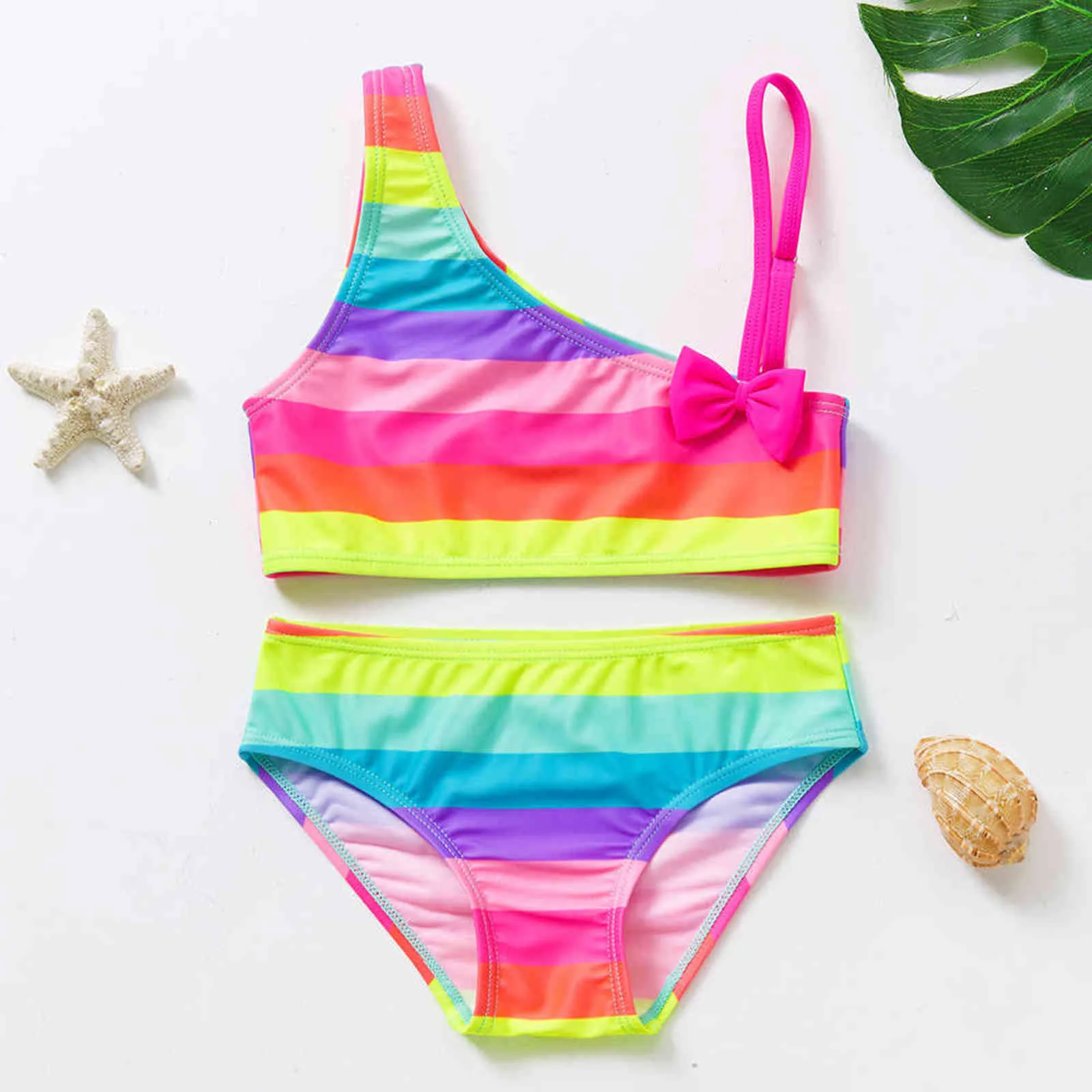 212Y Costumi da bagno bambini Due pezzi Costume da bagno ragazze Bikini bambini di alta qualità Set bambine Costume da bagno ragazze Set bikini ragazze11297226157