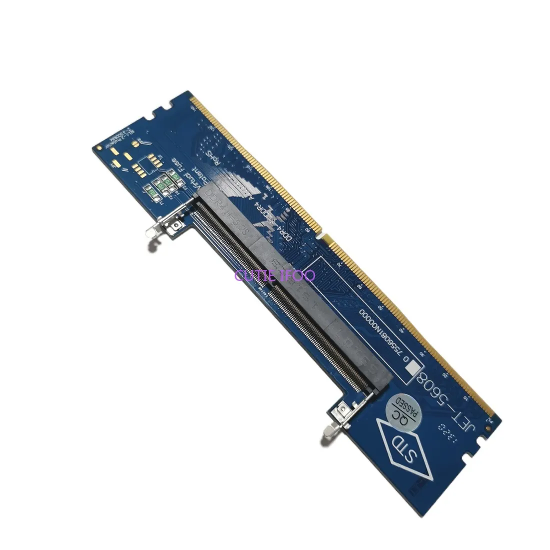 Anteckningsbok bärbar dator mainboard so-dimm ddr4 till skrivbordet pc moderkort dimm minne ram ddr4 converter kort adapter