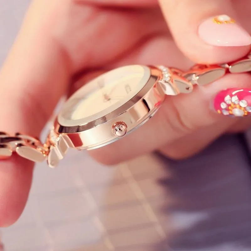 Kezzi 스테인레스 스틸 여성 시계 간단한 방수 쿼츠 손목 시계 숙녀 드레스 시계 Horloge307c