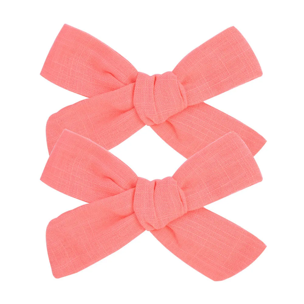 Forcine capelli Bowknot bambina Fiocchi capelli bambina Fermagli capelli Accessori capelli color caramello Makaron Barrette carine bambini 2 pezzi / borsa G22403