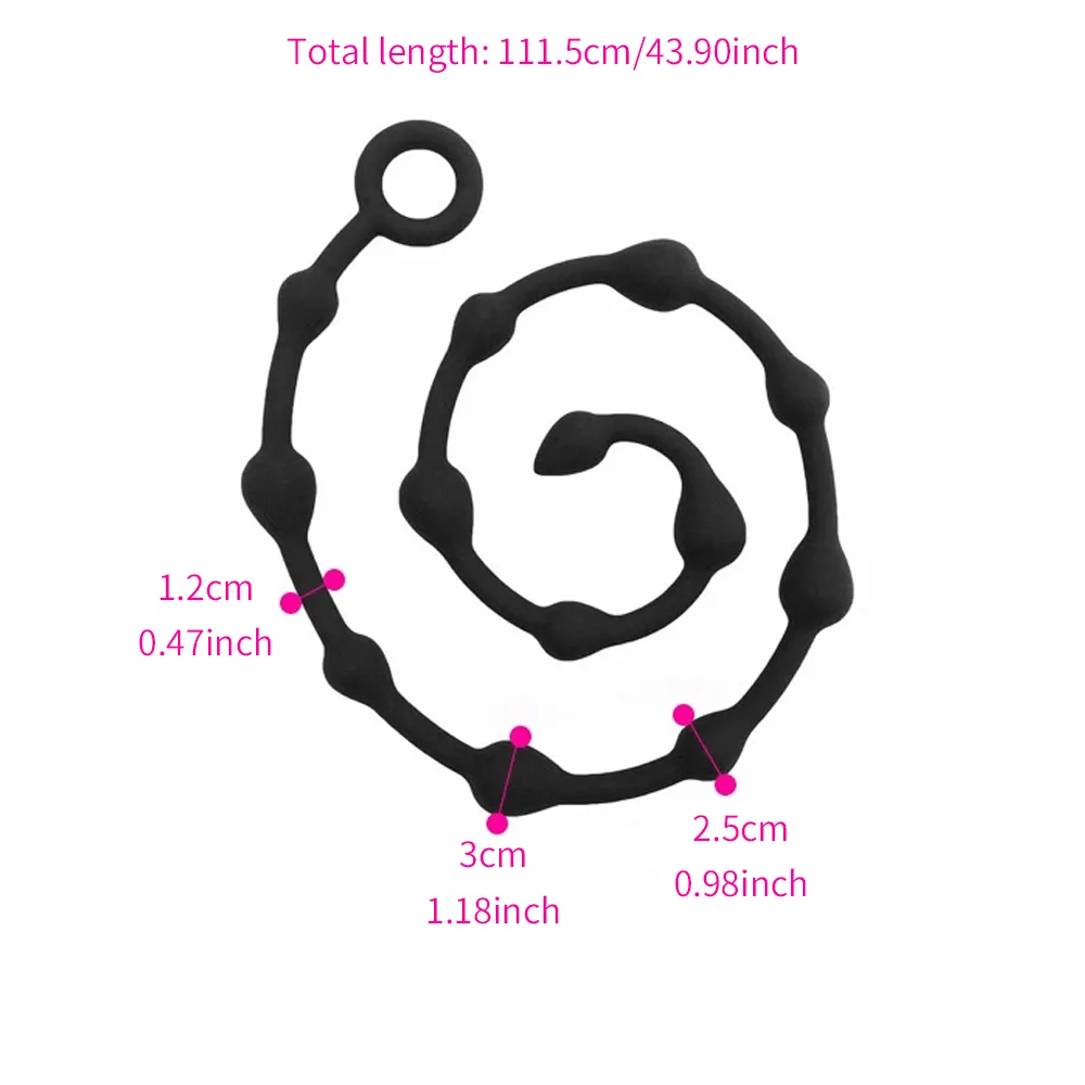 تدليك 100 سم طويلة القابس الشرج بوت بيد الشرج حبات الإناث أداة استمناء الأداة البالغين منتجات البروستاتا مركبة الجنس المثيرة ل CO3954366