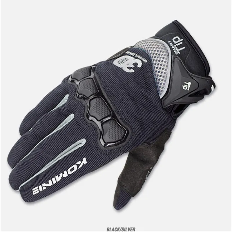 Touch screen estivo KOMINE GK162 3D Mesh TECNOLOGIA Guanti da motociclista Rding moto Guanti da moto da corsa M-XXL