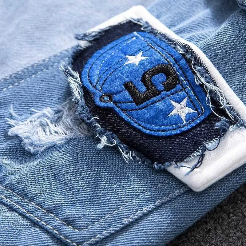 Marka Mężczyźni Denim Kurtka Streetwear Hip Hop Męskie Kapturem Kurtki Jean Mężczyzna Casual Luźna Odzieżowiec Wiosna Moda 210818