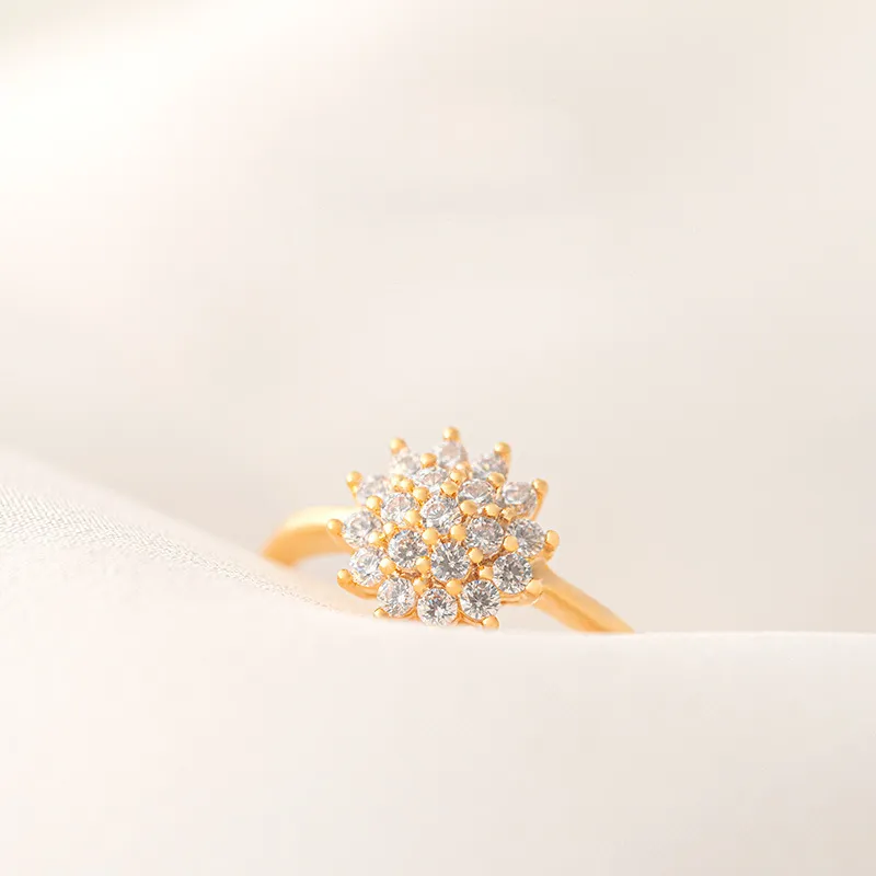 14K Yellow Gold 15 Carats Diamond Ring for Women Luxury Engagement Bizuteria Anillos Gemstone Wedding Jewelry Gift6624841