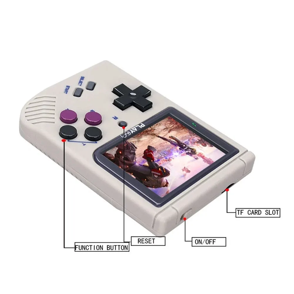 Video Game Console BITTBOY PLAYGO Version35 Retro Game Handheld Games Console Player Progress SaveLoad MicroSD Card External 22343434