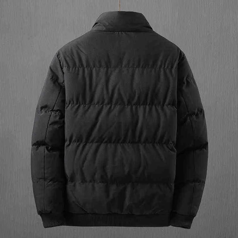 Мужчины осень повседневные парку Паркас пальто мужской куртки бренд пальто мода зима толщиной теплый мягкий пиджак ветрозащитный Parkas куртка 211104