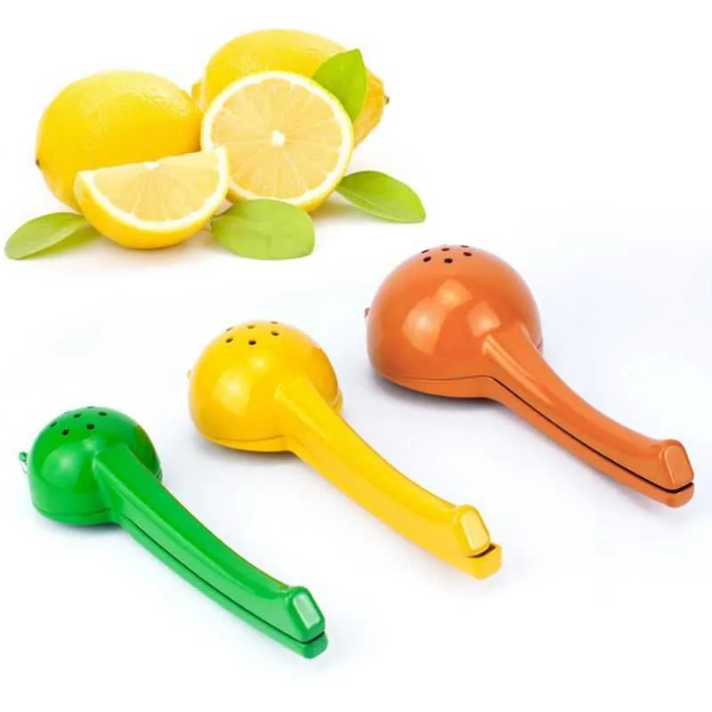 高品質の手動ジューサーの柑橘系の果物の絞りキッチンツールレモンオレンジQueezerジュースフルーツ押す抽出器210628