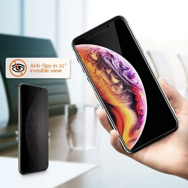 Yumuşak Seramik Antispy Ekran Koruyucu Için iPhone 12 11 Pro Max Mini X XS Max XR 7 8 6 Artı SE 2020 Gizlilik Koruyucu Film