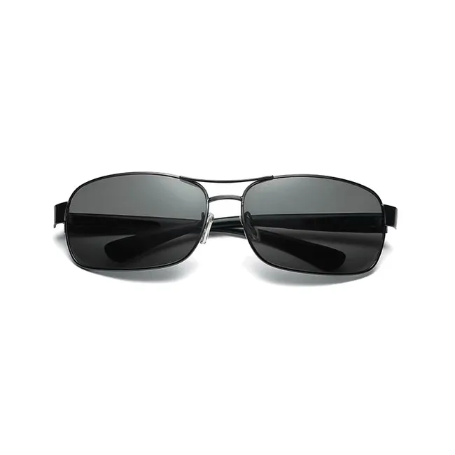 Fashion Rectangle Solglasögon Män Kvinnor Designer Metal Frame Outdoor UV400 Driving Sun Glasses Z39 med Case1788