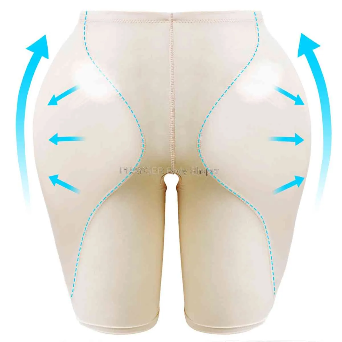 Hommes Plus S-6xl Enhancer Sexy Tamim Control Pantes Lifter Corps Shaper Souswear Hip Fake Buttocks