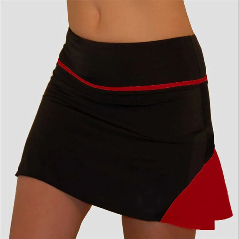 Performance Active Skorts Jupe Jupes Femmes Plus La Taille Running Tennis Golf Workout Sports Vêtements Naturels 210619