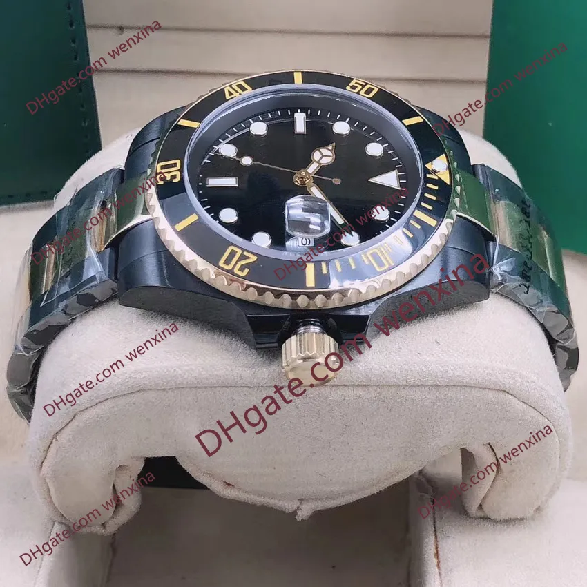 2021 качество 41 мм автоматические 2813 механические мужские часы часы из нержавеющей стали montre de luxe браслет керамический обод водонепроницаемые наручные часы