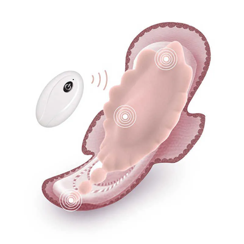 Jouets sexuels invisibles pour femmes Vbrator avec télécommande Stimulation Plugs anaux adultes culotte papillon oeuf vibrant P0816