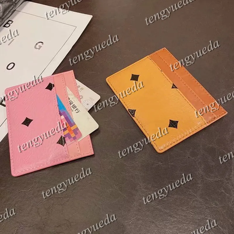 Titulares de tarjetas de diseñadores de moda Billetera de crédito Pasaporte de cuero ID de ID de mini bolsillo Viajes para hombres Casos de cartera Drivin252u