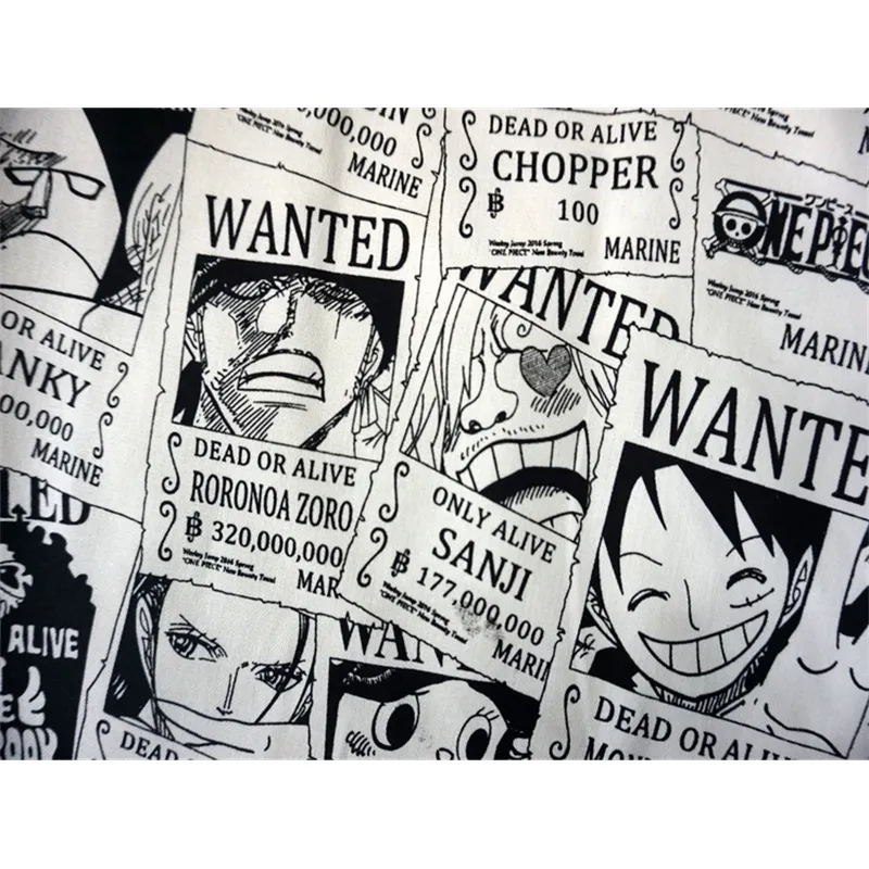 One Piece Dead Of Alive Chopper Luffy Patchwork Cotton Canvas Fabric