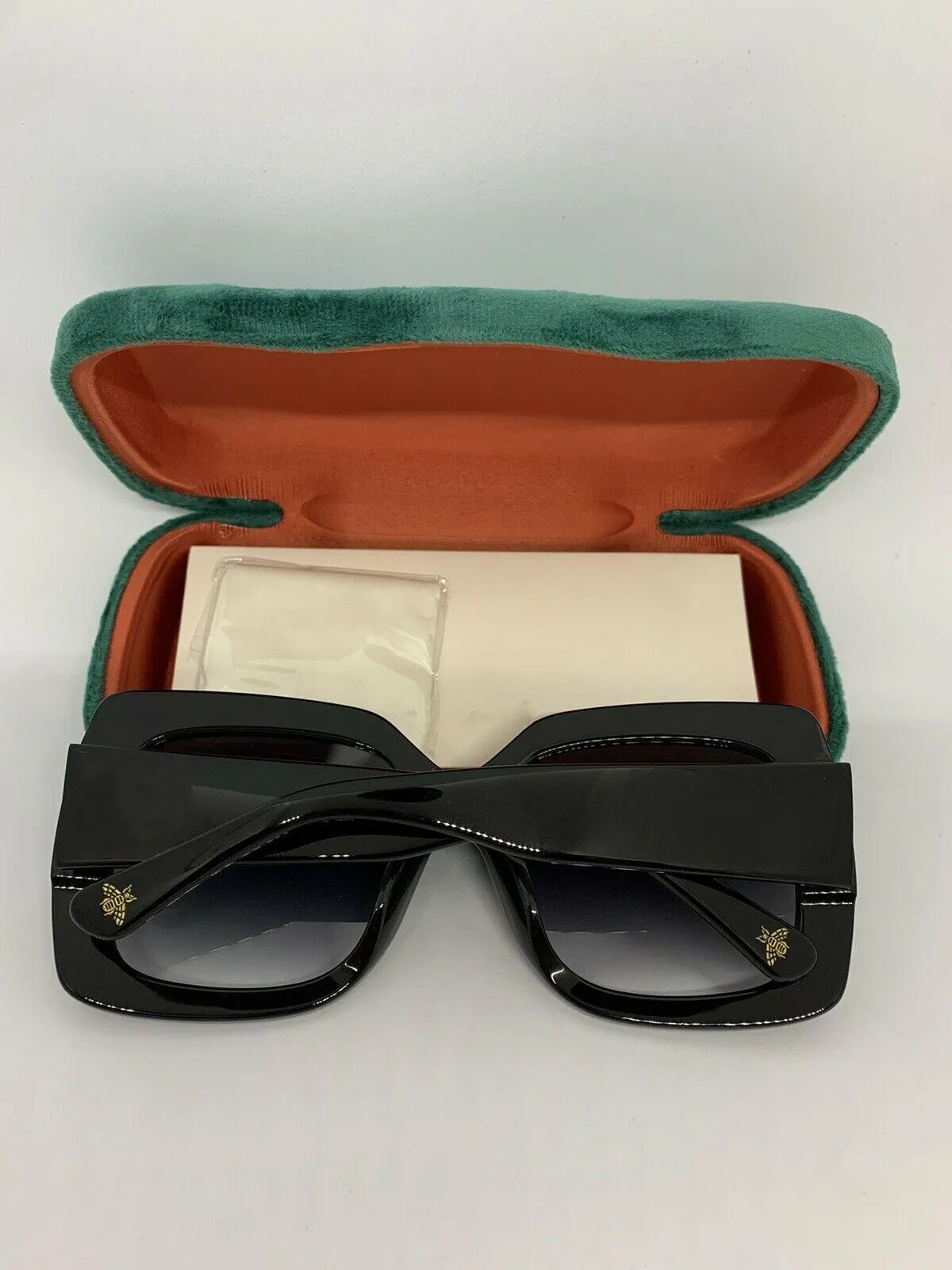 0083S Zwart Oversized vierkante grijze lens Zonnebrillen Design zonnebril UV Bescherming 0083 55 mm Vierglazen in de dames gemaakt in Italië 237F