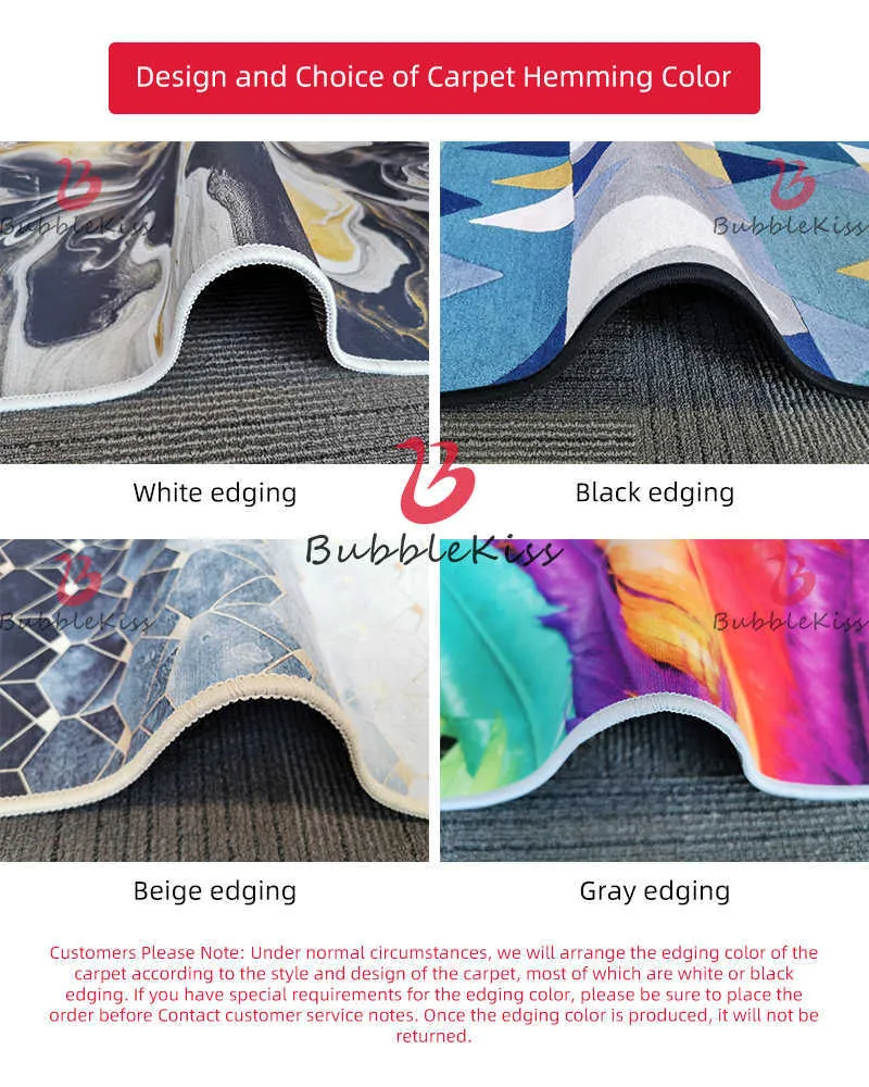 Bubble Kiss Nebula Design ronde tapijten voor woonkamer Kid Home Decor Tapijten Kinderen Geschenk decoratie Salon Floor Mat 2106077964451