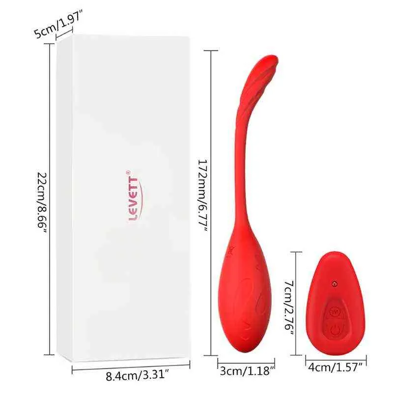 Uova 68UD 16 Frequenza Donne G Spot Vibratore Ben Wa Balls Telecomando Massaggiatore Stimolazione adulti Ricaricabile Giocattolo del sesso coppie 1124