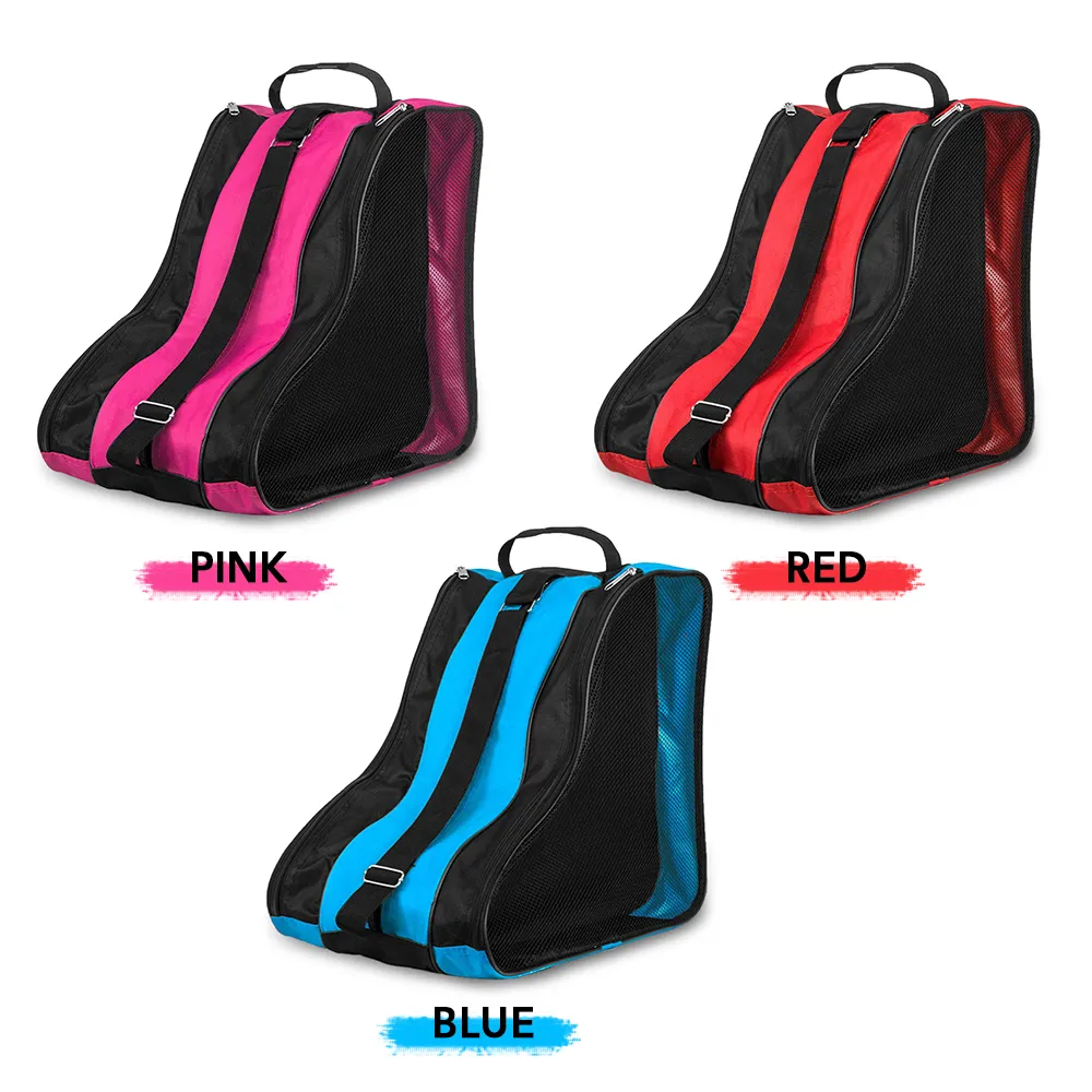 Sportschoenen Tas 3 Lagen Kinderen Ademend Skate Carry Bag Case Voor Kinderrol Skates Inline Skates Ice Skates Carry Bags